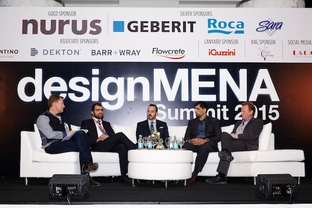 Panel Discussions - DesignMENA Summit 2015 taken on the 8th of December 2015 at Grosvenor House, United Arab Emirates, (Photo by Sharon Haridas /ITP Images)