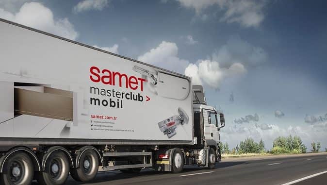 SAMET mobil tanıtım tırıyla yeni nesil ürünlerini tüm Türkiye’ye tanıtıyor